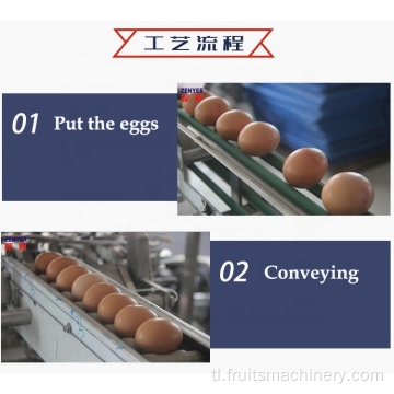 Malaking scale egg yolk egg puting separator